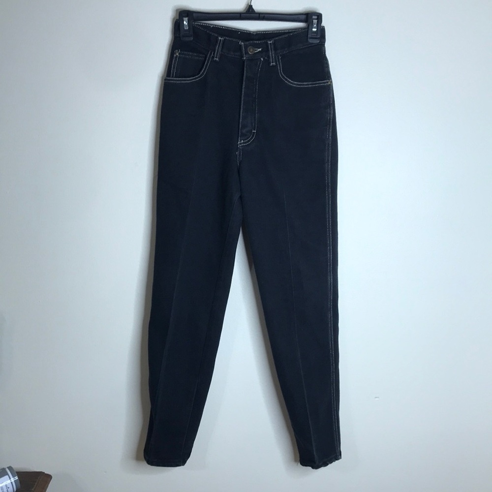 Vintage gitano high waisted dark denim jeans size 10